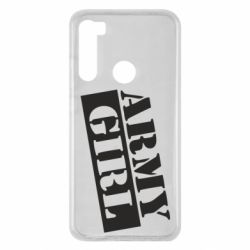 Чехол для Xiaomi Redmi Note 8 Army girl - PrintSalon