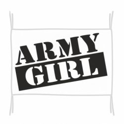 Флаг Army girl - PrintSalon