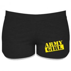 Женские шорты Army girl - PrintSalon