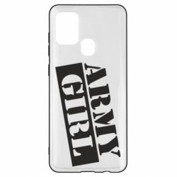 Чехол для Samsung A21s Army girl - PrintSalon