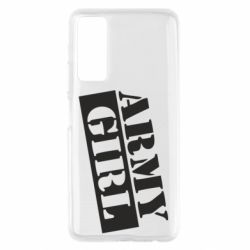 Чехол для Huawei P Smart 2021 Army girl - PrintSalon