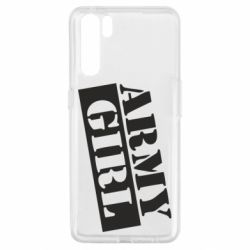 Чехол для Oppo A91/Reno3 Army girl - PrintSalon