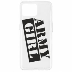 Чехол для Oppo Reno 4 Lite Army girl - PrintSalon