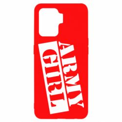 Чехол для Oppo Reno 5 Lite Army girl - PrintSalon