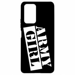 Чехол для Xiaomi Redmi Note 10 Pro Army girl - PrintSalon