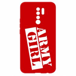 Чехол для Xiaomi Redmi 9 Army girl - PrintSalon