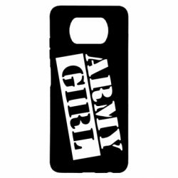 Чехол для Xiaomi Poco X3 Army girl - PrintSalon