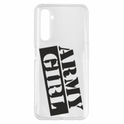 Чехол для Realme 6 Pro Army girl - PrintSalon