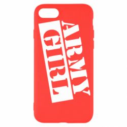 Чехол для iPhone SE 2022 Army girl - PrintSalon