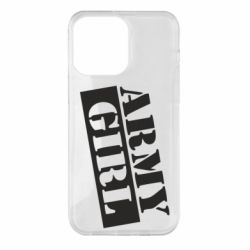 Чехол для iPhone 14 Pro Max Army girl - PrintSalon