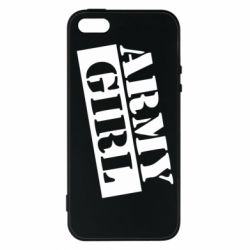 Чехол для iPhone5/5S/SE Army girl - PrintSalon