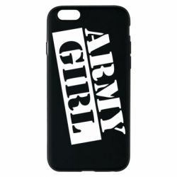 Чехол для iPhone 6/6S Army girl - PrintSalon