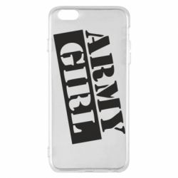 Чехол для iPhone 6 Plus/6S Plus Army girl - PrintSalon