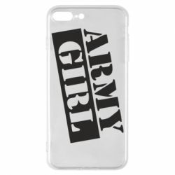 Чехол для iPhone 8 Plus Army girl - PrintSalon
