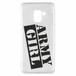 Чехол для Samsung A8 2018 Army girl - PrintSalon