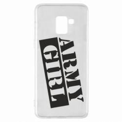 Чехол для Samsung A8+ 2018 Army girl - PrintSalon