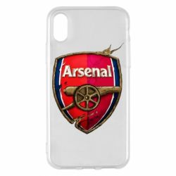 Чохол для iPhone X/Xs Arsenal Art Logo - PrintSalon