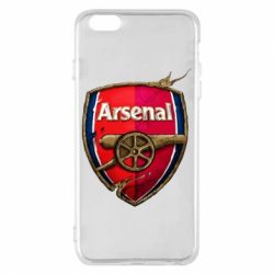 Чехол для iPhone 6 Plus/6S Plus Arsenal Art Logo