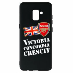 Чехол для Samsung A8+ 2018 Арсенал: Победа происходит из гармонии