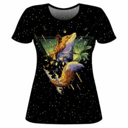 Жіноча 3D футболка Art fox - PrintSalon
