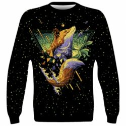 3D світшот Art fox - PrintSalon