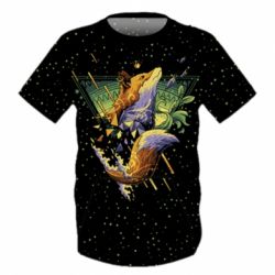 Дитяча 3D футболка Art fox - PrintSalon