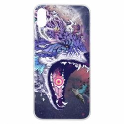 Чохол для iPhone Xs Max Art wolf monster - PrintSalon