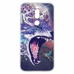 Чохол для Meizu X8 Art wolf monster - PrintSalon