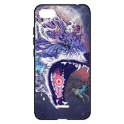 Чохол для Xiaomi Redmi 6A Art wolf monster - PrintSalon