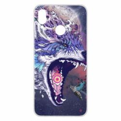 Чохол для Huawei P Smart Plus 2018 Art wolf monster - PrintSalon