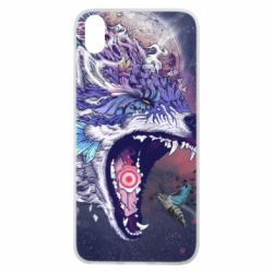 Чохол для Xiaomi Redmi 7A Art wolf monster - PrintSalon