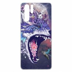 Чохол для Huawei P30 Pro Art wolf monster - PrintSalon