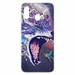 Чохол для Samsung A20 Art wolf monster - PrintSalon