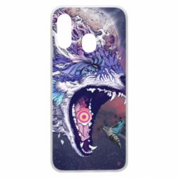 Чохол для Samsung A40 Art wolf monster - PrintSalon