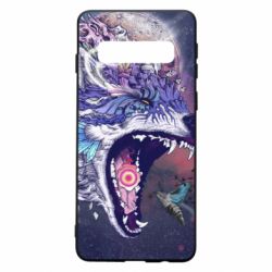 Чохол для Samsung S10 Art wolf monster - PrintSalon