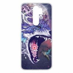 Чохол для Xiaomi Redmi Note 8 Pro Art wolf monster - PrintSalon