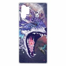 Чохол для Samsung Note 10 Plus Art wolf monster - PrintSalon