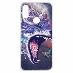 Чохол для Xiaomi Redmi Note 7 Art wolf monster - PrintSalon