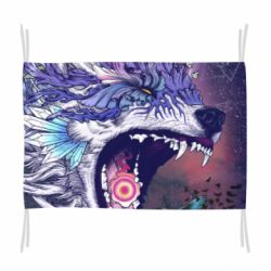 Прапор Art wolf monster - PrintSalon