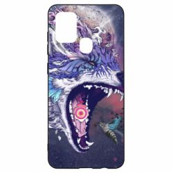 Чохол для Samsung A21s Art wolf monster - PrintSalon