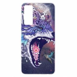 Чохол для Huawei P Smart 2021 Art wolf monster - PrintSalon