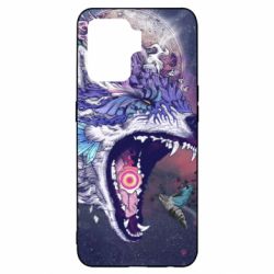 Чохол для Oppo Reno 5 Lite Art wolf monster - PrintSalon