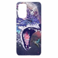 Чохол для Oppo Reno 5 4G Art wolf monster - PrintSalon