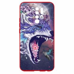 Чохол для Xiaomi Redmi 9 Art wolf monster - PrintSalon