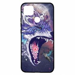 Чохол для Xiaomi Redmi 9c Art wolf monster - PrintSalon
