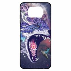 Чохол для Xiaomi Poco X3 Art wolf monster - PrintSalon