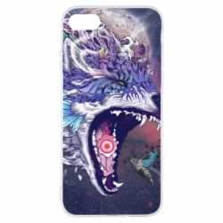 Чохол для iPhone SE 2022 Art wolf monster - PrintSalon
