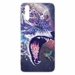 Чохол для Huawei P20 Art wolf monster - PrintSalon