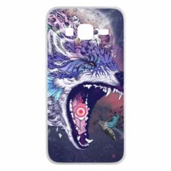 Чохол для Samsung J3 2016 Art wolf monster - PrintSalon
