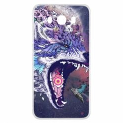 Чохол для Samsung J7 2016 Art wolf monster - PrintSalon